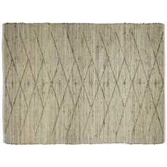 4’ x 6’ Beige Distressed Tribal Area Rug