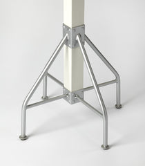 Logan Square White & Silver Coat Rack Tree