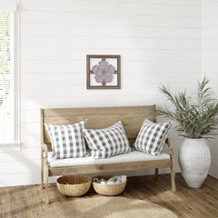 Pink Floral Wood and Metal Wall Decor