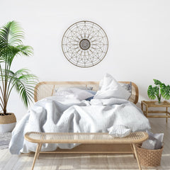 Bohemian Gold Wire Mandala Wall Decor