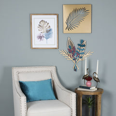 Antique Gold Heron Statue