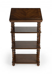 Vintage Oak Library Stand