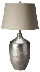 Antique Silver Table Lamp