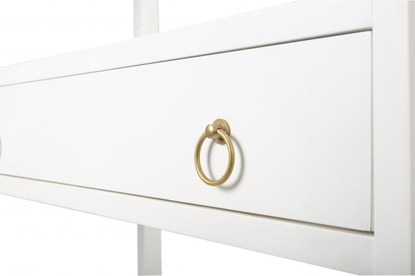 Lark White Bookshelf