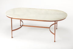 Modern White Marble Coffee Table