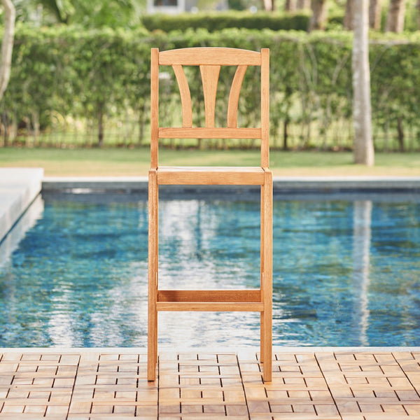 Light Wood Bar Chair
