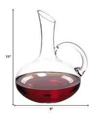 Genie Mouth Blown Lead Free Crystal Wine Carafe