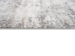 2’ x 5’ Navy Blue Distressed Striations Area Rug