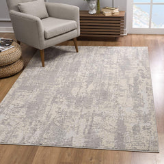 2’ x 8’ Gray Metro Modern Abstract Runner Rug