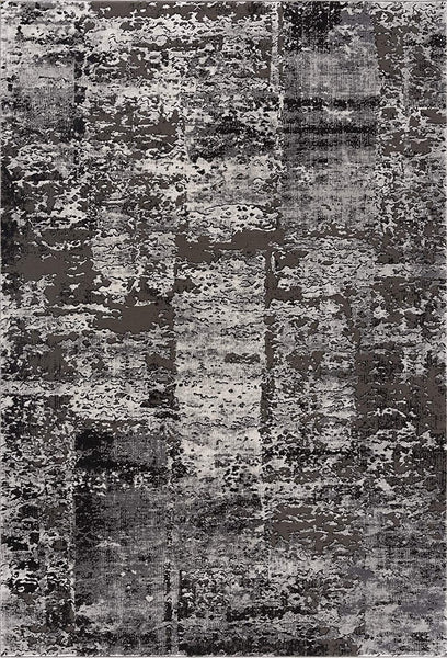 2’ x 13’ Gray Modern Abstract Runner Rug