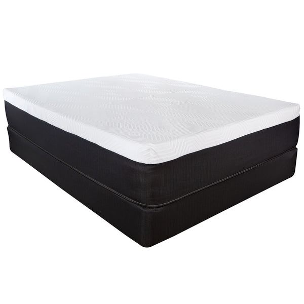 13' Hybrid Lux Memory Foam and Wrapped Coil Mattress Full