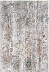 2’ x 6’ Gray Abstract Pattern Area Rug