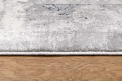 5” x 8” Gray Abstract Patterns Area Rug