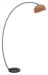 Brown Overhang Floor Lamp