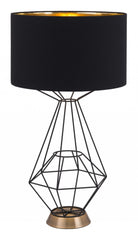 Black Diamond Table or Desk Lamp