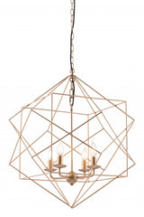 Gold Modern Geo Chandelier
