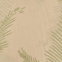 8’ Round Green Palms Indoor Outdoor Area Rug