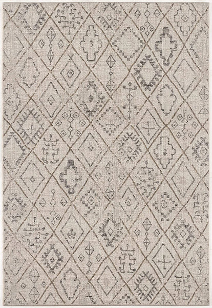 8’ x 10’ Ivory Boho Chic Berber Area Rug