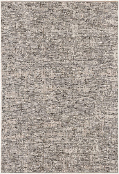3’ x 12’ Ivory and Gray Modern Weathered Runner Rug