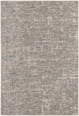3’ x 12’ Ivory and Gray Modern Weathered Runner Rug