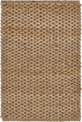 2’ x 3’ Tan Interwoven Mid Century Scatter Rug