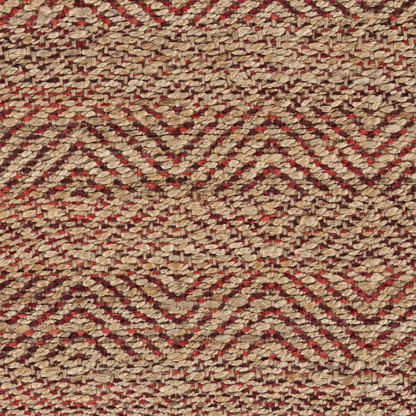 2’ x 3’ Beige and Burgundy Diamonds Scatter Rug