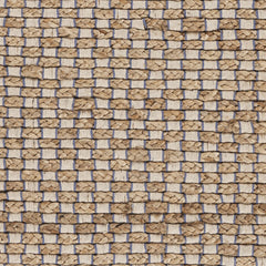 2’ x 3’ Tan and Navy Checkered Scatter Rug