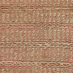 2’ x 3’ Fuchsia and Tan Interwoven Scatter Rug