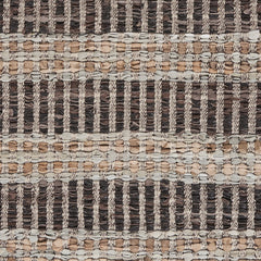 2’ x 3’ Brown and Tan Geometric Panel Scatter Rug