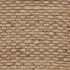 2’ x 3’ Tan and Beige Checkered Scatter Rug