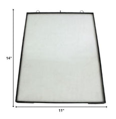 11x14 Black Metal Vertical Wall Frame