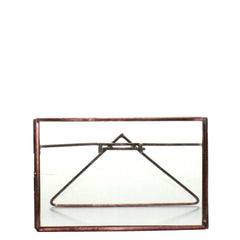 4x6 Bronze Metal Horizontal Glass Frame