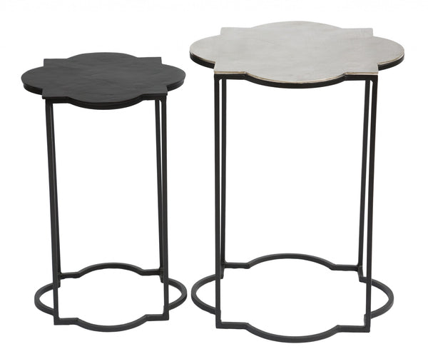 Set of Two Eastern Accent Tables