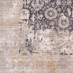2' x 15' Gray Washed Out Persian Runner Rug