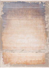 2' x 6' Beige Faded Sunset Area Rug