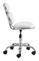 White Metro Retro Office Chair