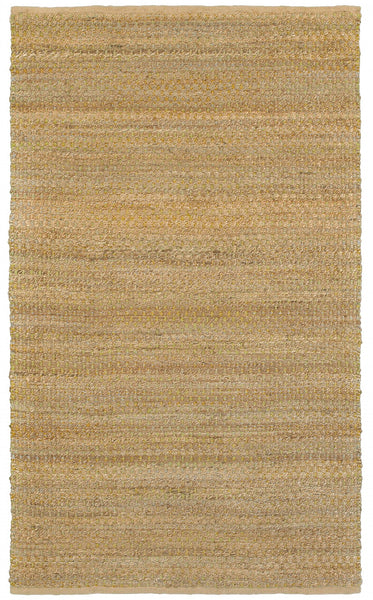 5' x 8' Classic Beige Toned Jute Area Rug