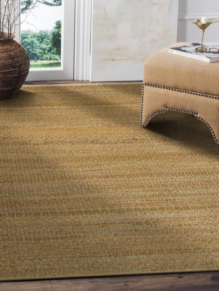 9' x 12' Classic Beige Toned Jute Area Rug