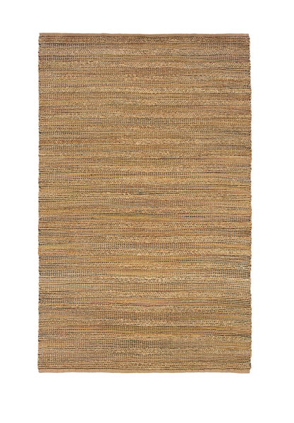 8' x 10' Brown Braided Jute Area Rug