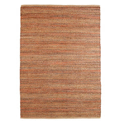 5' x 8' Burgundy and Tan Ombre Area Rug