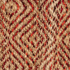 5' x 8' Burgundy and Tan Ombre Area Rug