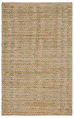 9' x 12' Tan and Seafoam Braided Area Rug