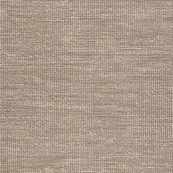 5' x 8' Tan and White Braid Border Area Rug