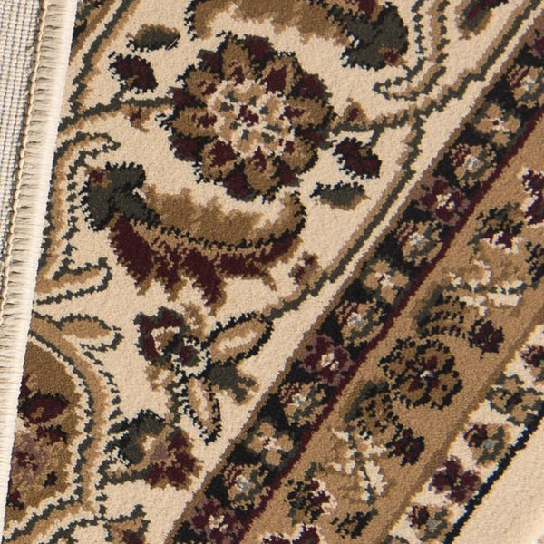 2' x 20' Cream Traditional Decorative Runner Rug