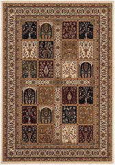 3' x 8' Cream Traditional Decorative Runner Rug