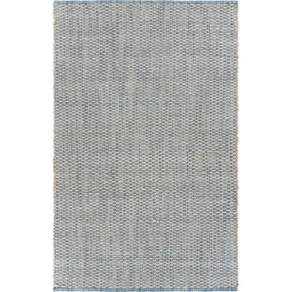 8' x 10' Blue and Beige Toned Area Rug