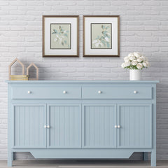 Set of Two Falling Leaves Watercolor Wall Art