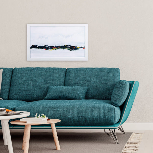 Colorful Abstract Landscape Wall Art