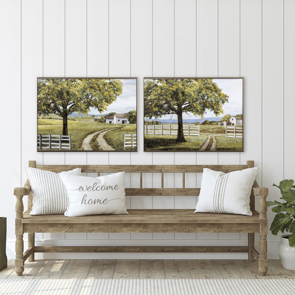 Set of Two Welcome to the Farm Wall Art
