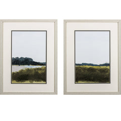 Set of Two Dark Toned Landscape Wall Art